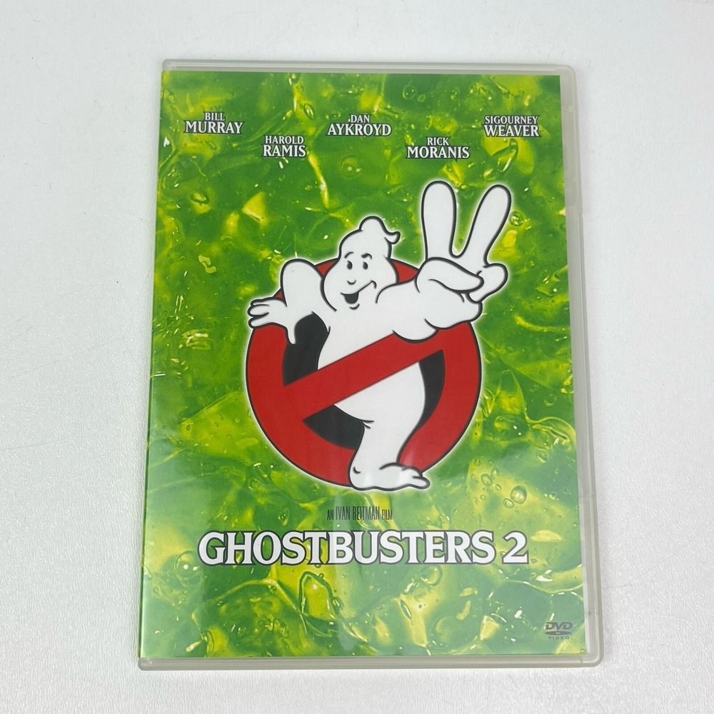Ghostbusters 2 DVD Green Cover Widescreen Bill Murray Dan Aykroyd Thin Case